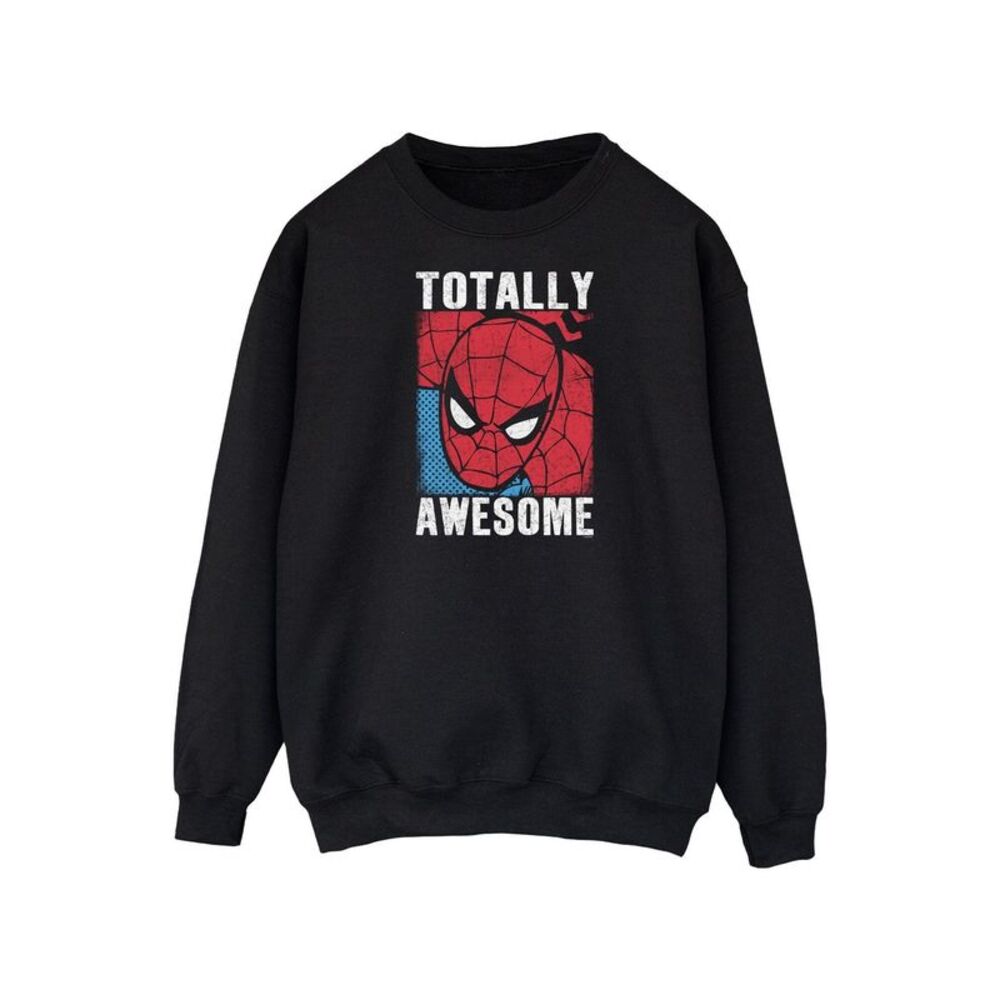 Spider-Man Mens Totally Awesome Sweatshirt / Black